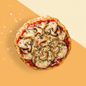 Pizzas Saudáveis - MIX DE COGUMELOS